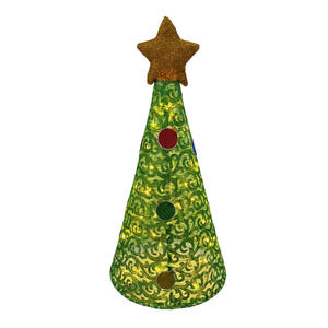 Glittering Pop-Up Christmas Tree LED <b>Lights</b> 60cm Height Battery Powered Waterproof Eco Friendly Factory Holiday Decor Home Party - Product Image 1