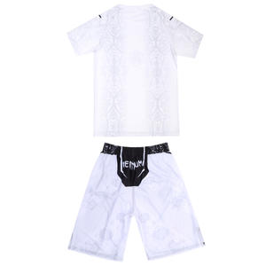 Tenue de combat Muay Thai respirante et à séchage rapide pour <span class=keywords><strong>femmes</strong></span> et enfants – Ensemble d'entraînement de combat transfrontalier pour arts martiaux - Product Image 4
