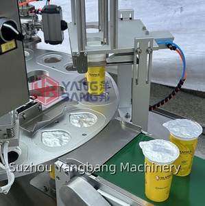 Machine de remplissage et de scellage entièrement automatique pour yaourt, crème glacée, liquides, gelée et <span class=keywords><strong>eau</strong></span>, avec plateau tournant et piston pour gobelets <span class=keywords><strong>en</strong></span> plastique - Product Image 6