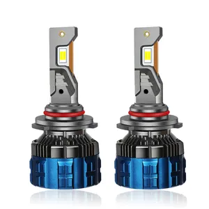 Raych promoção da fábrica f8 led farol, 2 peças/conjunto farol h1 h3 h4 h11 100w csp chip 18000lm 6000k lâmpada para o sistema de iluminação automática