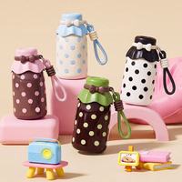 Gourde isotherme en acier inoxydable personnalisable avec logo, mignonne, étanche, à double ouverture, pour eau chaude, avec sangle de transport pour enfants et filles