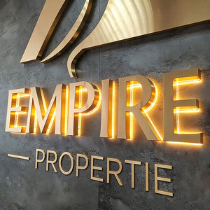 Enseigne Lumineuse LED Extérieure Personnalisée, Lettres Boîtiers 3D, Logo Métallique Publicitaire LED, Enseigne Commerciale 3D Rétroéclairée - Product Image 6