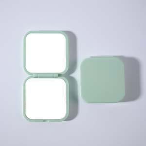 2025 Wholesale Cosmetic <b>Mirror</b> Handheld Blue <b>Pocket</b> <b>Mirror</b> Customized logo Makeup <b>Mirrors</b> - Product Image 5
