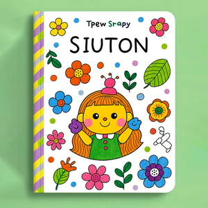 Livres <span class=keywords><strong>de</strong></span> coloriage personnalisés pour enfants, couverture souple à liaison parfaite, service d'impression <span class=keywords><strong>de</strong></span> livres <span class=keywords><strong>de</strong></span> coloriage Kawaii Toddler Crayon - Product Image 3