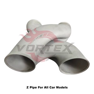 Collecteur d'échappement en X imprimé en 3D Vortex de 3 pouces pour supercars Ferrari, Lamborghini, McLaren, Porsche 911 – Silencieux haute performance pour la course - Product Image 2