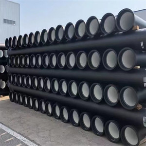 Tuyau en fonte ductile de classe K9 K8 K7 ISO2531 C25 C30 C40 K9 Di Tuyaux ronds en fonte ductile - Product Image 3