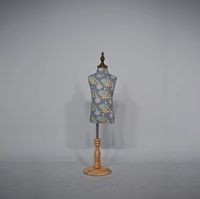 High Quality Very Nice Colorful Fabric Covered Headless Child Kids Dress Form Mannequin With Wooden Arms