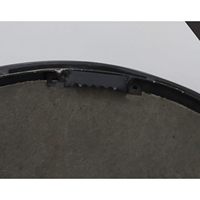 PARISLOFT 28" H Elegant Window Shaped Black Metal Framed MirrorFarmhouse Window Pane Mirror,Country Wall DecorFarmhouse Wall Dec
