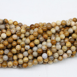 Natural <b>Stone</b> <b>Beads</b> Round 4mm 6mm 8mm 10mm For Bracelet Making Summer Cooling Chrysanthemum <b>Stone</b> Loose <b>Beads</b> ST0092 - Product Image 2