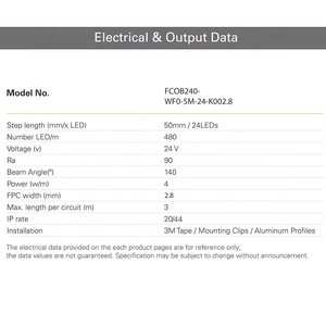 New Design <b>White</b> Pcb Ip20, Ip65 Strip <b>Lights</b> Outdoor Support Wifi, Remote Control, Bluetooth, Manual Button - Product Image 3