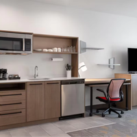 Meuble mural de connexion Home2 Suites Working Wall Queen Queen Studio Suite Connector GR 308, fabricant de meubles de chambre d'hôtel sur mesure