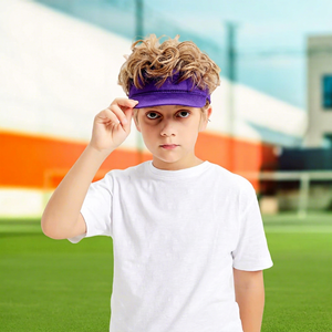 Gorra Ajustable con Visera Curva Morada, Unisex, para Exteriores, para Adultos, Primavera/Verano, Material de Poliéster - Product Image 1
