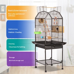 <b>Strong</b> New Design Extra Large House Cage Cages for Breeding Birds Canary Birds House Large Budgie Bird Cage - Product Image 3