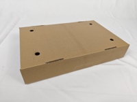 Boîte en carton kraft imperméable et recyclable, personnalisée, pour l'emballage des aliments, des fruits, du poisson frais, export, pliable, logo personnalisé, Fujian