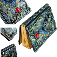Carnet en résine 3D fait main Dragon Eye, design unique inspiré pour journal intime et activités promotionnelles