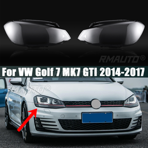 Cubiertas Transparentes para Faros Delanteros de Volkswagen VW Golf 7 MK 7 GTI 2014 2015 2016 2017, Lentes para Faros - Product Image 1