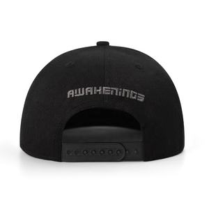 Casquette personnalisée pour hommes 6 panneaux avec broderie en 3D logo Flat Bill Baseball <span class=keywords><strong>Chamois</strong></span> Brim Snapback Sports Runner Hat Caps - Product Image 3