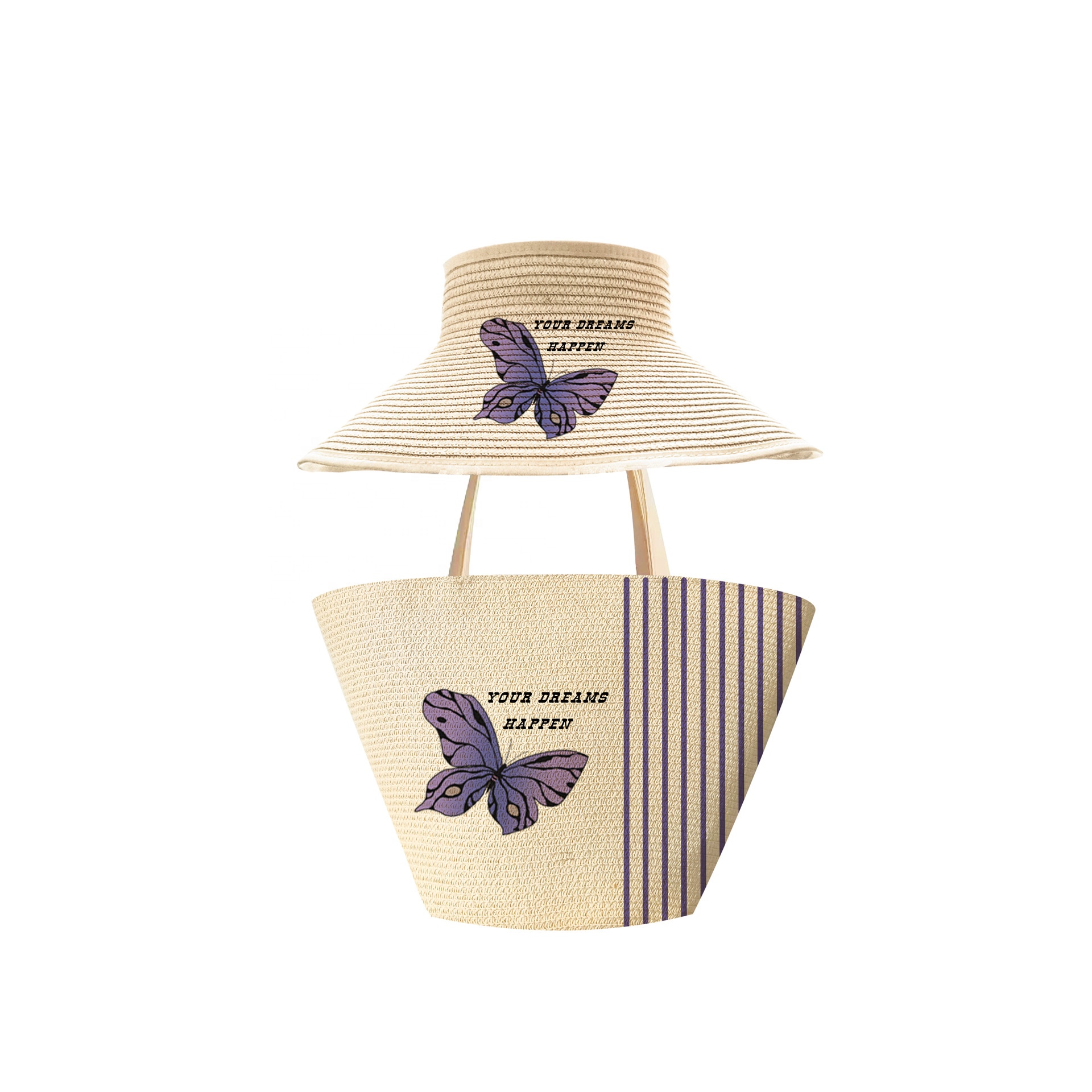 Tira de mariposa morada