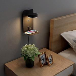 LED Wall <b>Lamp</b> Touch <b>Switch</b> with USB Rechargeable Plug Spotlights Bedside Wall Sconces Living Room Home Decor Led Lighting Lustre - Product Image 2
