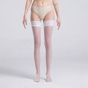 कम कीमत परिपक्व महिलाओं अर्द्ध सरासर चड्डी Pantyhose के रेशम उच्च मोजा सेक्सी लड़कियों सिलिकॉन Aiti-पर्ची ट्यूब मोजा