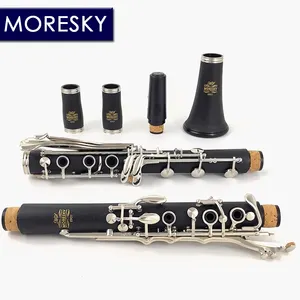 Boehm system clarinet G Tune clarinet nickel plated keys MORESKY E901