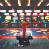 En gros 12V Durable Joystick Microswitch Métal Boxe Arcade pour Coin Poussoir Machine Zéro Retard Largement Utilisé Modèle En Ligne
