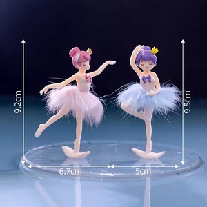 Figurines Miniatures Cute Simulated Ballet Girl Micro Landscape Ornaments for Home Decorations Room Decor Desk Car Accessories - Product Image 3