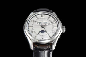 Montre automatique mécanique de luxe en acier inoxydable avec logo personnalisé, cadran lumineux à phases lunaires, haute qualité - Product Image 2