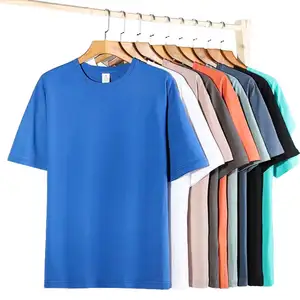 TWS Unique Design Hot Sale Luxury Quality Cotton Loose Fit Little Drop Shoulder Brand Blank Oversized Men T Shirt