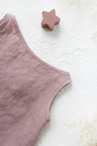 Tenues décontractées pour filles en bas âge, été, 100% coton, mignonnes, avec un nœud au dos, ensemble de chemisier et de jupe en mousseline respirante - Product Image 2