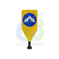 Panneau de signalisation routière extérieur EGP entièrement réfléchissant, personnalisé, en fer, aluminium, plastique, avec revêtement par pulvérisation, signalisation de circulation solaire stroboscopique