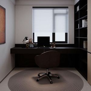 Ensemble de meubles en bois au design moderne personnalisé, comprenant une armoire et une bibliothèque, pour hôtel ou appartement - Product Image 2