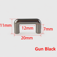 Boucle de chaîne pour sacs à main en alliage de zinc, vis de pont en arche, accessoires de quincaillerie de bagagerie de haute qualité, durables et tendance, 12 mm