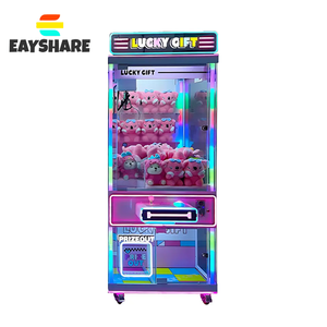 Venta directa de fábrica Muñecos de peluche Catcher Máquina de juegos Juguete que funciona con monedas Arcade Crane Claw Machine - Product Image 3