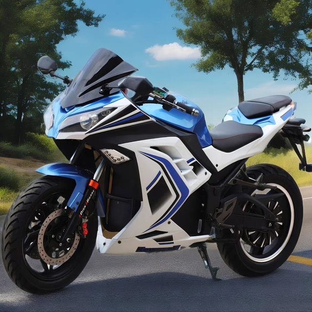 New Model Little Ninja DLS3000D-X 72V Electric Motorcycle 70km/h Max Speed Horizon Racing Big S Model