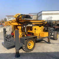 Foreuse Hydraulique Mobile sur Quatre Roues pour Puits d'Eau
