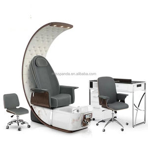 Yicheng <span class=keywords><strong>Beauty</strong></span>, equipo de Spa de diseño fantástico, cuenco de cristal, silla de Spa, salón de uñas de lujo, sillas de pedicura con masaje de tacto humano - Product Image 1
