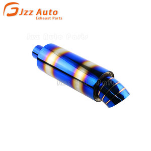 Hệ thống ống xả xe hơi thiết bị đầu cuối ống sửa đổi thép không gỉ dòng chảy thẳng giảm thanh phổ quát 102mm cơ thể xả <span class=keywords><strong>Muffler</strong></span> L0(6) yz401a - Product Image 5