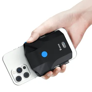 Verbesserter Eyoyo QR Bluetooth-Barcode-Scanner, drahtloser 1D-2D-Barcodeleser mit Rück scan funktion Compati