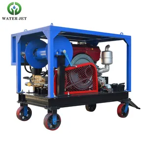 28HP Diesel Engine Sewer Drain Cleaning High Pressure Water Jet Cleaner Machine