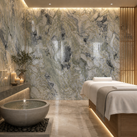 Pierre frittée de haute qualité et durable 800x2600mm, épaisseur 9mm, pour éviers, meubles-lavabos de salle de bain et repas en extérieur