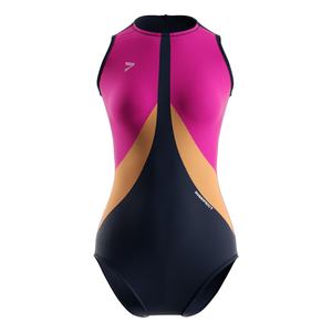Maillot de bain une pièce résistant au chlore pour femmes, offrant confort, ajustement élastique et fonctionnalités avancées pour la natation de compétition - Product Image 1