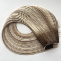 Extensiones de Cabello Humano Europeo Genius Weft de 100g, Doble Trama, de un Solo Donante, Aspecto Suave y Versátil
