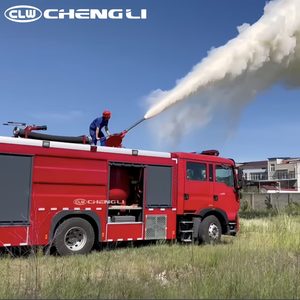 Camión de Bomberos HOWO 6T de Alta Capacidad y Alto Rendimiento con Gran Tanque de Polvo Seco - Product Image 3
