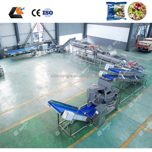 Machine automatique de découpe de salade de chicorée et de chou, lave-légumes centrifuge pour la ligne de production de salades - Product Image 5