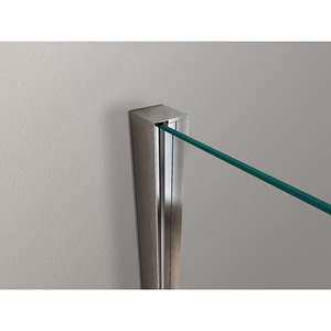 Ba mặt trong suốt chrome chống limescale gấp cuốn sách mở h.190 hộp tắm kích thước cố định 65-67.5 + 88.8 cửa- - Product Image 4