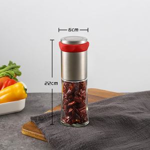 Factory Wholesale OEM Logos Custom Manual Stainless Steel Blades Eco-Friendly Dishwasher Safe Chili Grinder Chili Mill - Product Image 2
