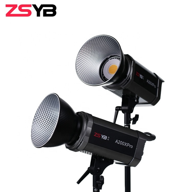 ZSYB High CRI 300w 2700-6500K COB Led Photographic Light for Professional Video Camera