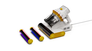 Nuovo Design di vendita calda UV polvere acaro materasso aspirapolvere doppio rotolamento spazzola luci UV filo palmare acaro della polvere - Product Image 2