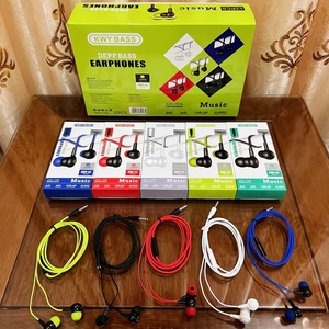 Écouteurs <span class=keywords><strong>avec</strong></span> micro <span class=keywords><strong>son</strong></span> stéréo, pilotes <span class=keywords><strong>de</strong></span> 10mm, mains libres, Design ajusté, annulation Passive du bruit en ligne, commandes des casques - Product Image 1